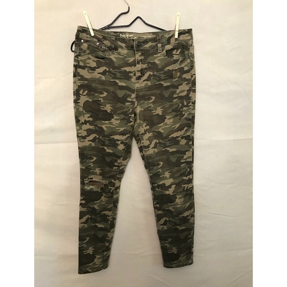 Hippie Laundry Mid Rise Skinny Camos